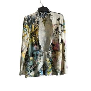 Mushka by Sienna Rose Large Open Cardigan Sweater Lace Ruffle Fairy Artsy Boho